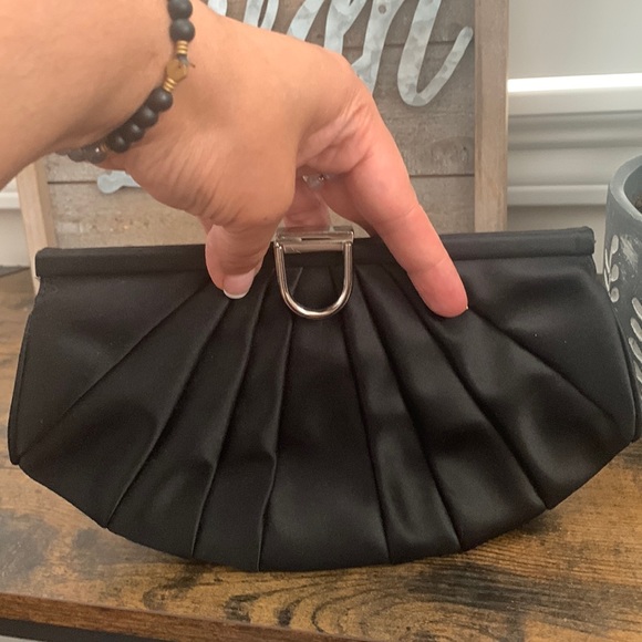 Ann Taylor satin clutch - Picture 2 of 3